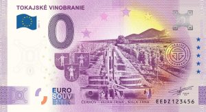 0 euro souvenir Tokajské vinobranie 2021-1 cerhov zeroeuro bankovka slovensko