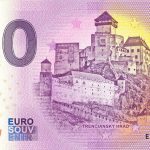 0 euro souvenir Trenčín 2020-1 zeroeuro bankovka slovensko trenciansky hrad