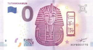0 euro souvenir Tutankhamun 2019-4 egypt germany