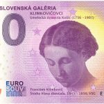 0 euro souvenir Východoslovenská galéria 2021-1 zero euro bankovka slovensko