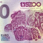0 euro souvenir ZOO Liberec 2019-1 ceska republika zero euro czech banknotes