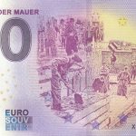 0 euro souvenir banknote Der Bau der Mauer 2020-5 Anniversary germany