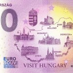 0 euro souvenir banknote Magyarország 2021-1 Visit Hungary