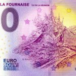 0 euro souvenir banknote Piton de la Fournaise 2020-6 zeroeuro bankovka