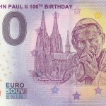 0 euro souvenir banknote Pope John Paul II 100th Birthday 2020-1 germany