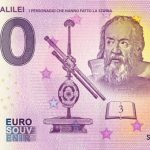 0 euro souvenir banknote galileo galilei 2020-1 italy secd