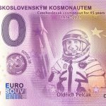 0 euro souvenir bankovka 45 Let Ceskoslovenskym Kosmonautem 2021-2 Pelcak