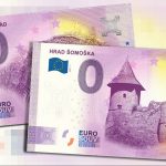 0 euro souvenir bankovka Hrad Šomoška 2021-1 Kamenny vodopad 2021-2 zeroeuro slovensko