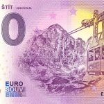 0 euro souvenir bankovka Lomnický štít 2020-1 zero euro slovensko