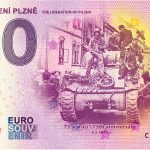 0 euro souvenir bankovka Osvobození Plzně 2020-2 slovenska zero euro banknote