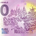 0 euro souvenir bankovka Šťastné a veselé 2022-4 0€ slovensko