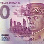 0 euro souvenir bankovka milan rastislav stefanik 2019-1 zeroeuro slovensko
