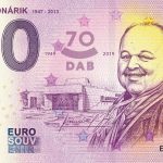 0 euro souvenir bankovka slovensko Jozef Bednárik 2019-1 zero euro slovakia