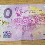 0 euro souvenir croatia dubrovnik 2019-1 zlatotlac golden print