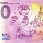 0 euro souvenir mestska policia 2021-1 banska bystrica zeroeuro bankovka slovensko