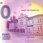 0 euro souvenir obec zavar 2025-1 anniversary bankovka slovensko