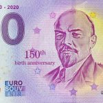 0 euro souvenir russia Lenin 1870-2020 2019-1