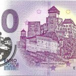 0 euro souvenir slovensko Trenčín 2019-1 slovakia castle