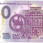 0 euro souvenir slovensko kosicky zlaty poklad 2019-2 golden treasure slovakia banknote peciatka