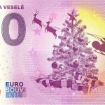 0 euro souvenir stastne a vesele vianoce 2020-2