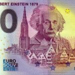 0 euro souvenir ulm – albert einstein 1879 2021-1 anniversary banknote germany schein