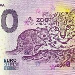 0 euro souvenir zoo jihlava 2020-1 zero euro bankovka ceska republika