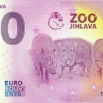 0 euro souvenir zoo jihlava 2021-2 zeroeuro bankovka ceska republika