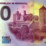 0 euro souvenir zweiburgenblick im werratal 2021-1 zeroeuro schein banknotes germany