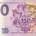 0 eurova banknovka Nurmijärvi 2020-1 zero euro souvenir finland