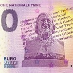 0 eurova bankovka nemecko Die Deutsche Nationalhymne 2020-14 zero euro
