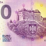 0 eurova bankovka slovensko hrad lupca 2020-1 zero euro souvenir