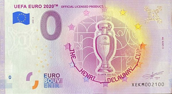 0 eurove bankovky nemecko UEFA EURO 2020 2020-4 0 euro banknotes