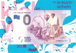 125. Kieler Woche 2019-3 0 euro souvenir schein