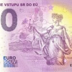 20. výročie vstupu SR do EÚ 2024-8 0 euro souvenir bankovka slovensko