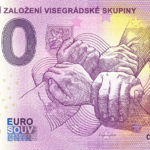 30. výročí založení Vysegrádské skupiny 2021-2 0 euro souvenir banknotes czech republic