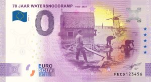 70 Jaar Watersnoodramp 2023-1 0 euro souvenir netherlands banknotes