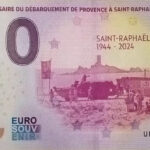 80 Anniversaire du Débarquement de provence á Saint-Raphael 2024-1 0 euro souvenir banknote france