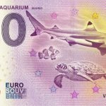 ATLANTIS AQUARIUM MADRID 2018-1 0 euro souvenir bankovka slovensko zero euro banknote