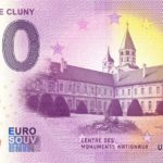 Abbaye de Cluny 2022-1 0 euro souvenir banknotes france