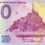 Abbaye du Mont-Saint-Michel 2022-3 0 euro souvenir banknotes france