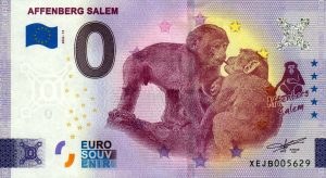 Affenberg Salem 2022-11 0 euro souvenir banknotes germany
