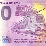 Ako sa menia vlaky ZSSK 2026-2 0 euro souvenir bankovka slovensko