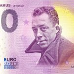 Albert Camus 2021-12 0 euro souvenir banknotes france
