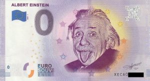 Albert Einstein 2020-1 0 euro souvenir schein banknote germany