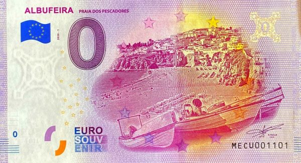 Albufeira 2020-1 0 euro souvenir banknotes portugal