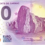 Alignements de Carnac 2018-1 0 euro souvenir