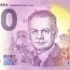Andrej Kiska 2026-4 0 euro souvenir bankovka slovensko