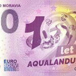 Aqualand Moravia 2023-1 0 euro souvenir czech republic bankovka