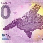 Aquarium Biarritz 2023-8 0 euro souvenir france banknotes