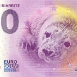 Aquarium Biarritz 2023-9 0 euro souvenir france banknotes